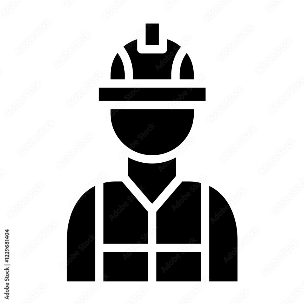 Vector Design Worker Icon Style Vector Design Worker Icon Style