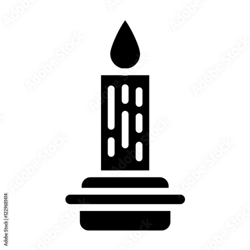 Vector Design Scented Candle Icon Style