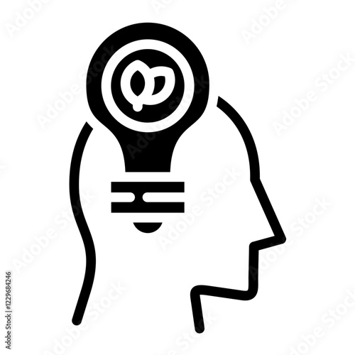 Vector Design Think Green Icon Style