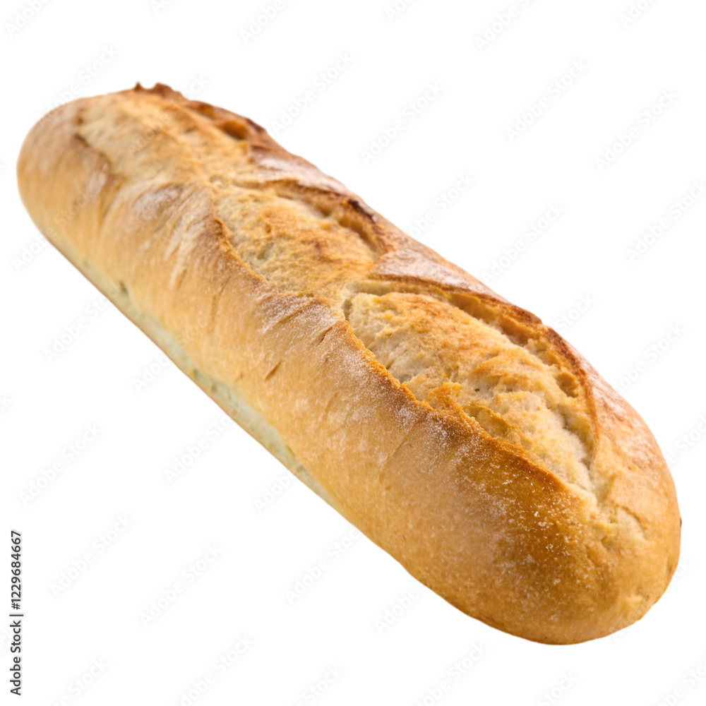 Baguette isolated on transparent background Baguette isolated on transparent background