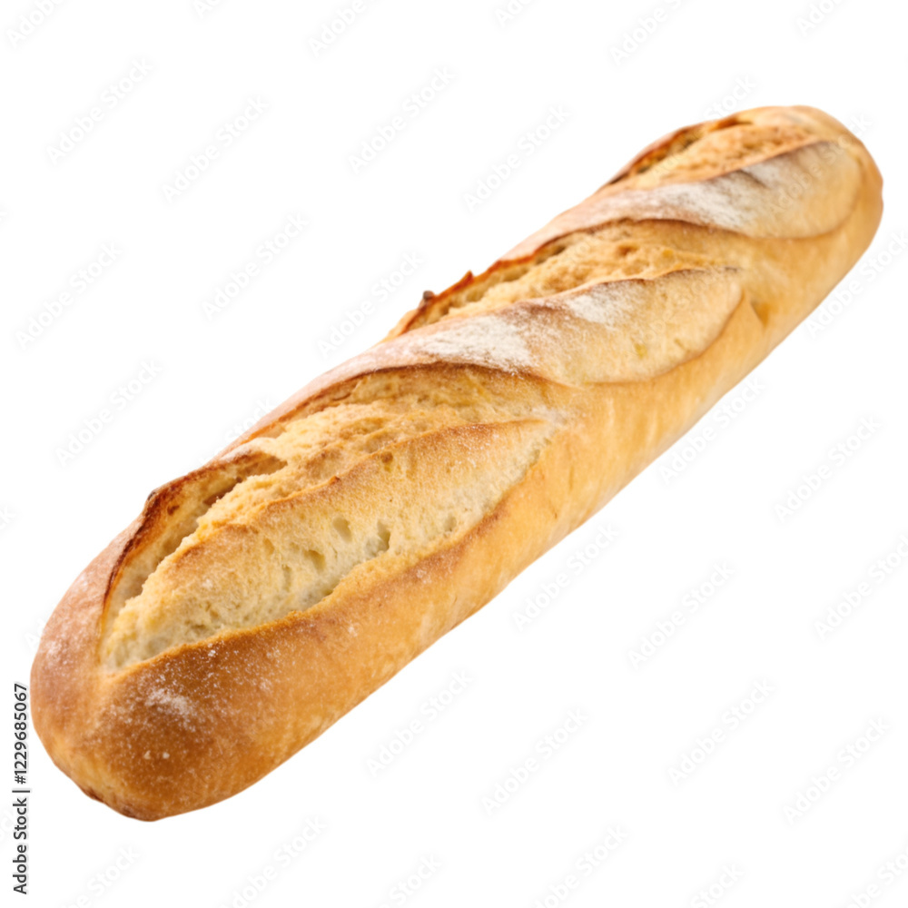 Baguette isolated on transparent background Baguette isolated on transparent background