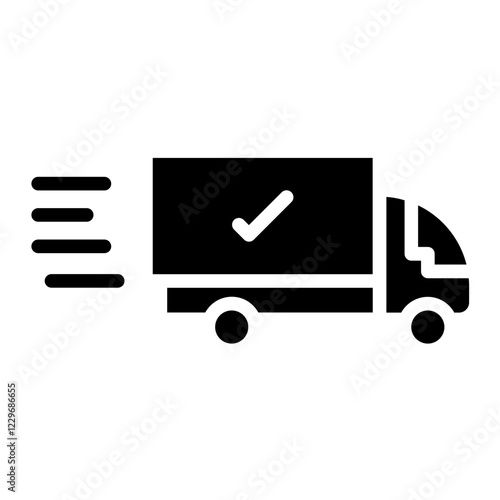 Vector Design Delivery Truck Icon Style