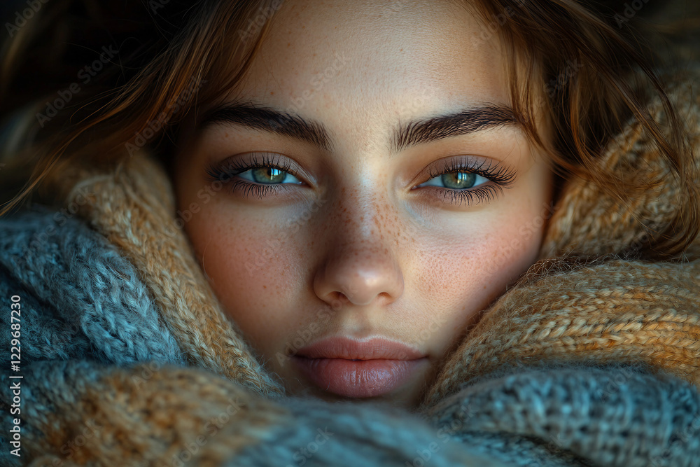 AI generated image of person enjoying calm morning AI generated image of person enjoying calm morning
