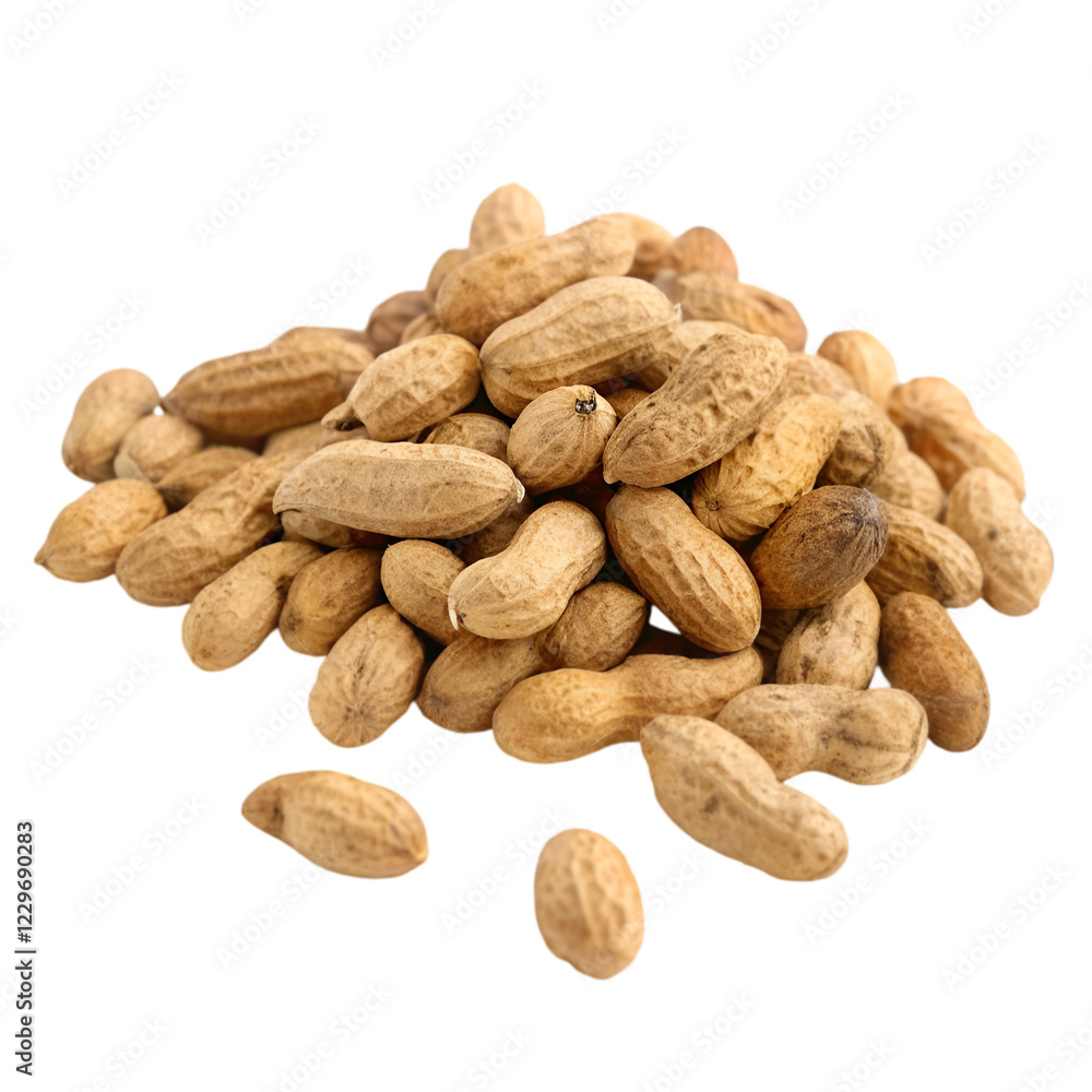 Heap of peanut isolated on transparent background Heap of peanut isolated on transparent background