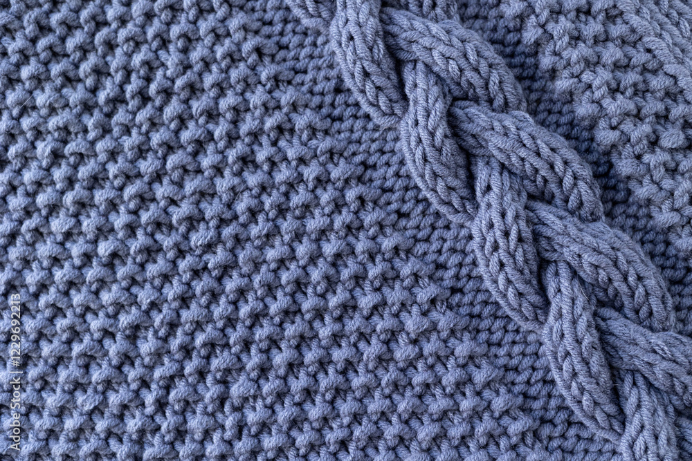 Hand knitting background. Volumetric pattern Hand knitting background. Volumetric pattern