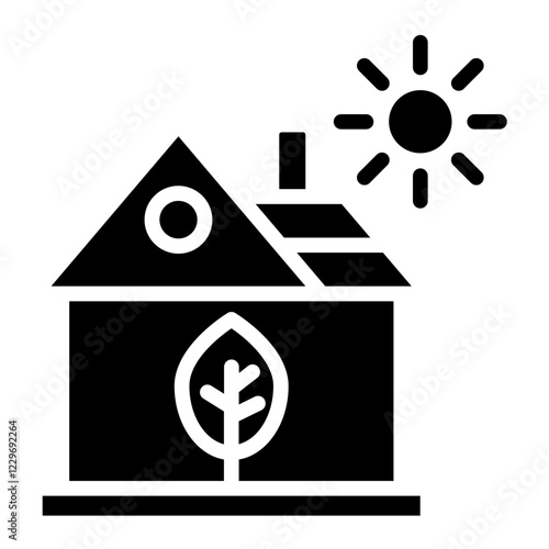 Vector Design Eco House Icon Style