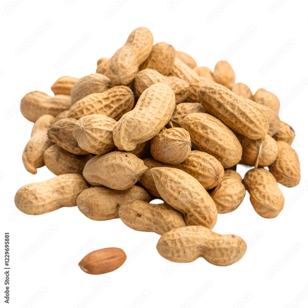 Heap of peanut isolated on transparent background Heap of peanut isolated on transparent background