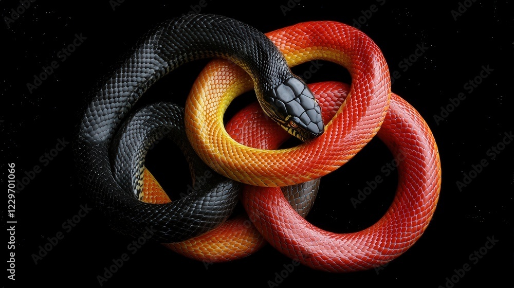 Obraz premium studying snake venom help in developing treatments for high blood pressure and cardiovascular conditions