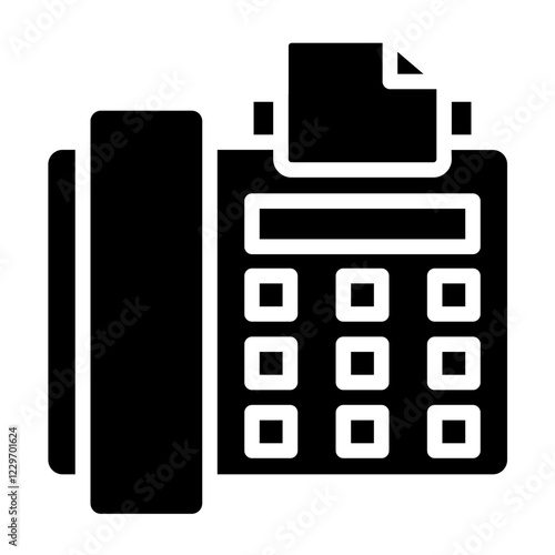 Vector Design Fax Icon Style