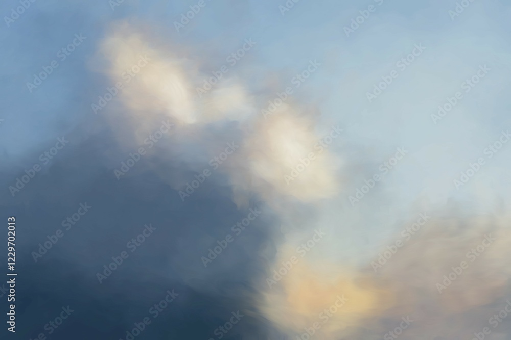 Surreal Blurred Abstract Art Colorful Background, sky with clouds as blurred background Surreal Blurred Abstract Art Colorful Background, sky with clouds as blurred background