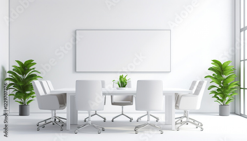 interior of modern office room