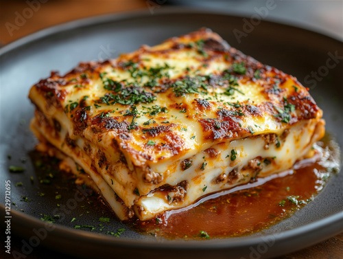 Wallpaper Mural Savory lasagna dish food photo Torontodigital.ca