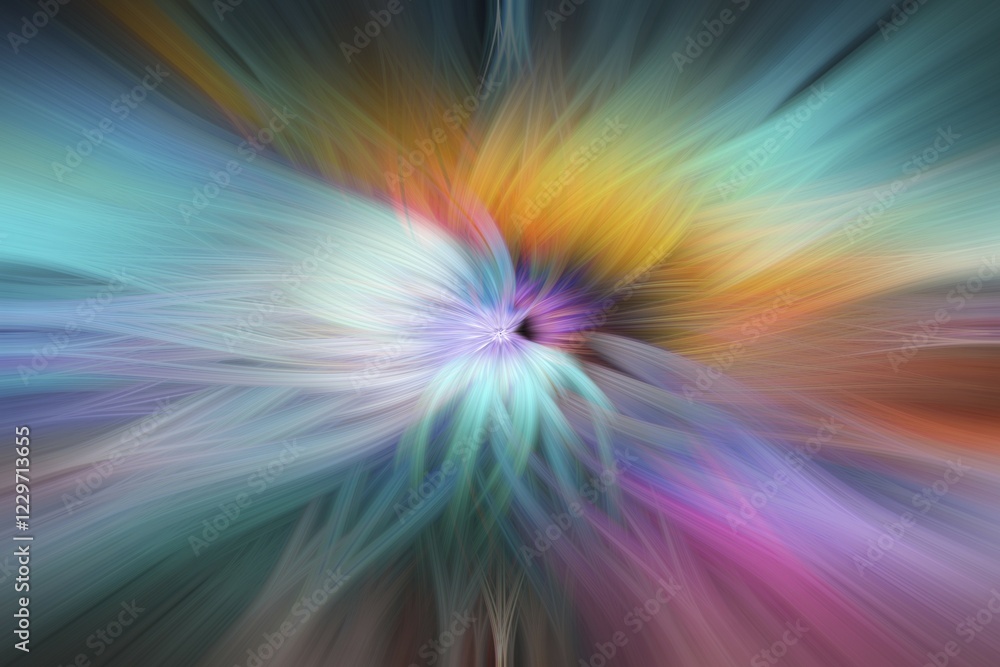 Obraz premium Abstract swirl in colorful color