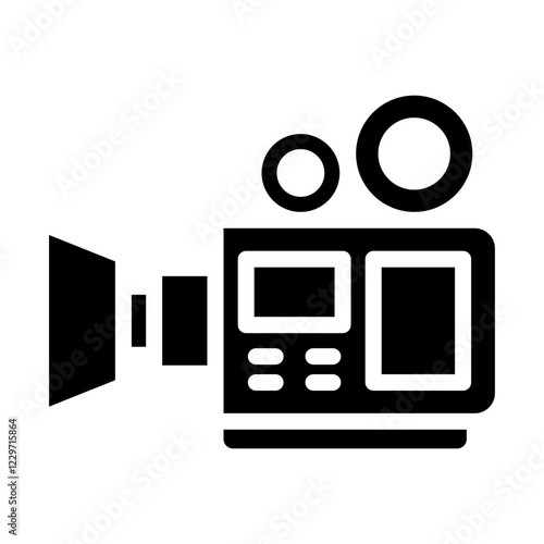 Vector Design Video Camera Icon Style