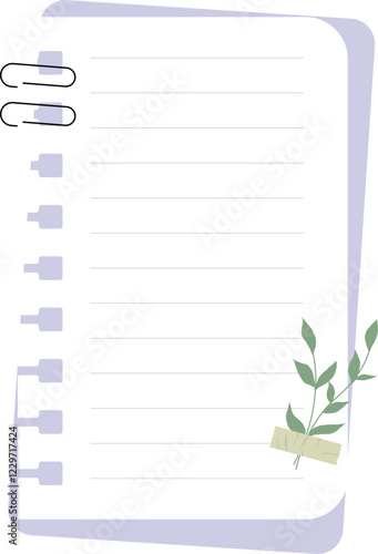 Bullet journal template. Weekly, daily planer. Mental health planer. Vector illustration