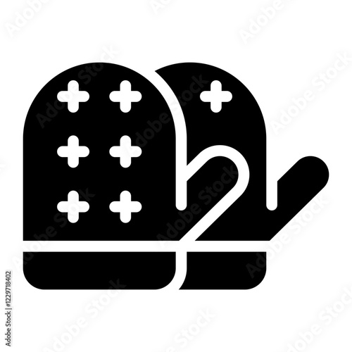 Vector Design Oven Mitt Icon Style