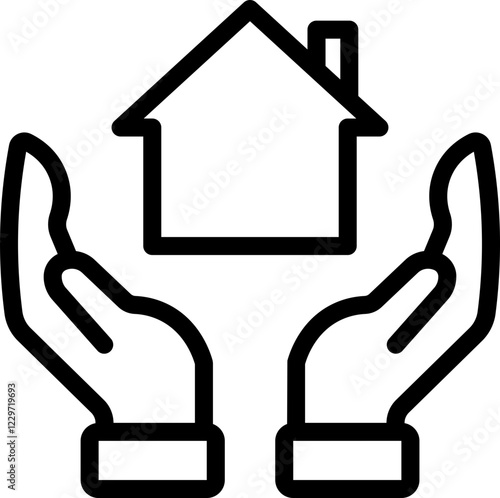 House Owner Line Icon