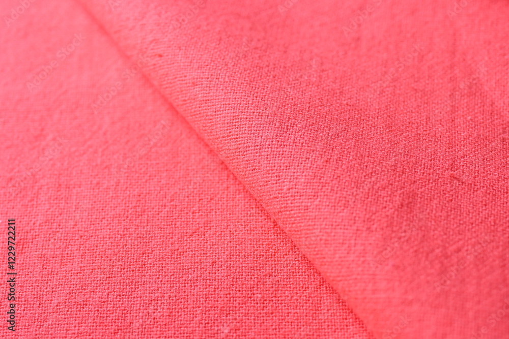 Fototapeta premium red texture of fabric textile, abstract image for fashion cloth design background