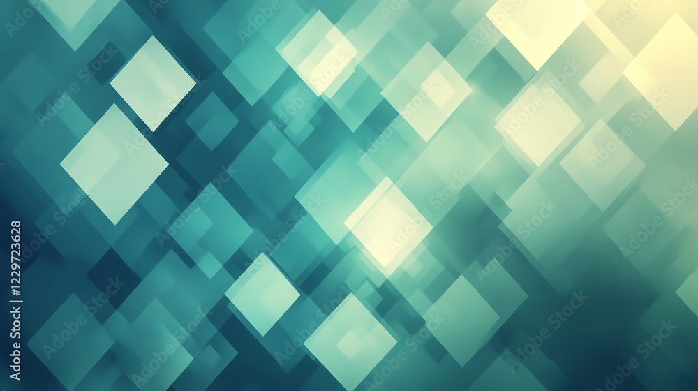 Abstract Teal and Beige Square Background Image Abstract Teal and Beige Square Background Image