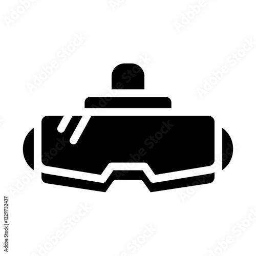 Vector Design Vr Glasses Icon Style