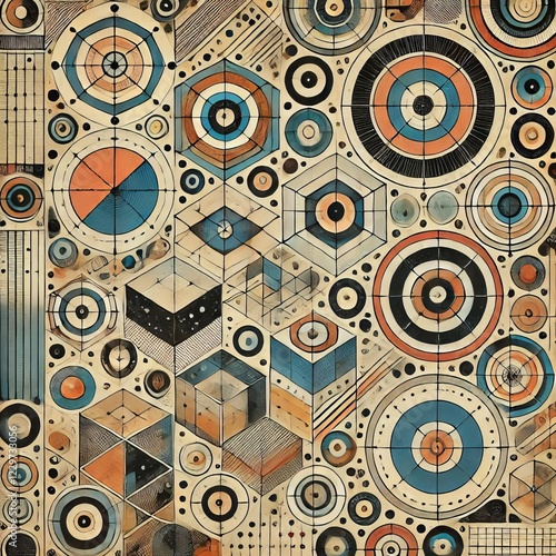 Geometric Texture a textured background