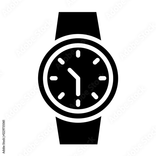 Vector Design Wristwatch Icon Style