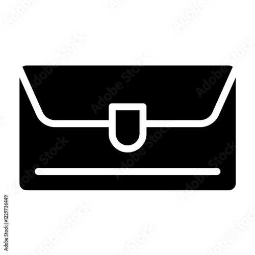 Vector Design Clutch Bag Icon Style
