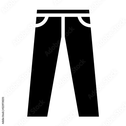 Vector Design Trousers Icon Style