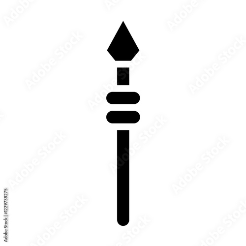 Vector Design Spear Icon Style