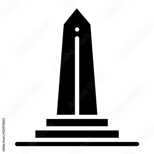 Vector Design Obelisk Icon Style