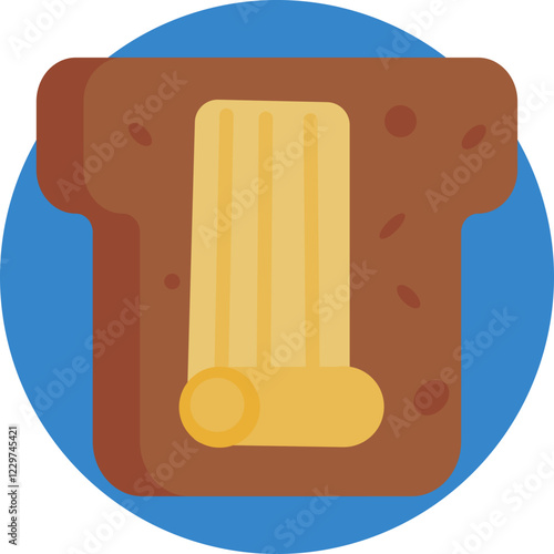 Butter on bread highlights the versatility of dairy products, commonly used in various cuisines worldwide for its flavor and texture.