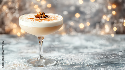 Spiced Eggnog Cocktail: Festive Winter Drink photo