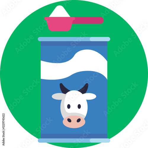 Powdered milk is a dried form of milk that is easy to store and rehydrate, making it a popular choice for households and in emergency supplies.