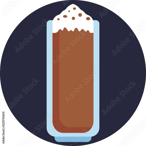 A milkshake is a sweet, creamy beverage made by blending milk, ice cream, and flavorings like chocolate, vanilla, or fruit.
