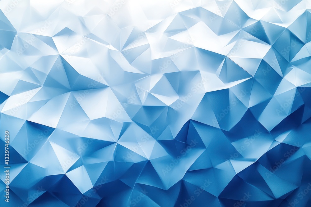 Abstract blue low-poly background. Abstract blue low-poly background.