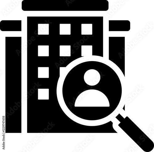 Talent Acquisition Glyph Icon
