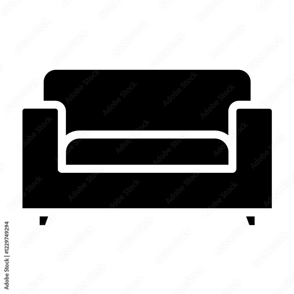 Vector Design Sofa Icon Style Vector Design Sofa Icon Style