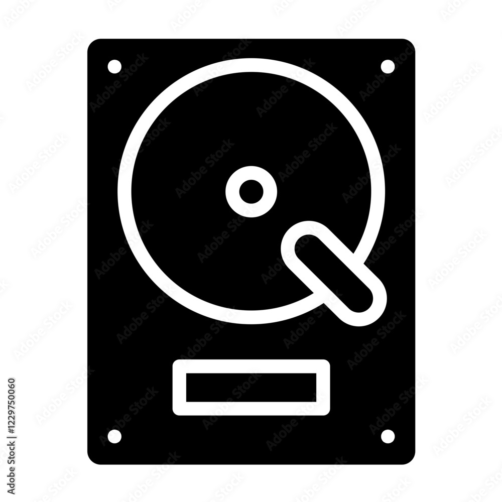 Vector Design Hard Disk Icon Style Vector Design Hard Disk Icon Style