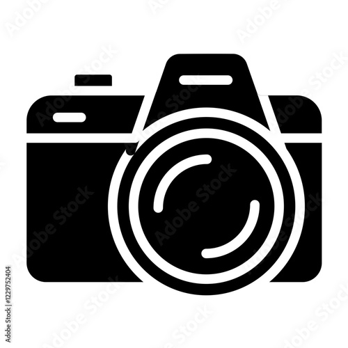 Vector Design Dslr Camera Icon Style