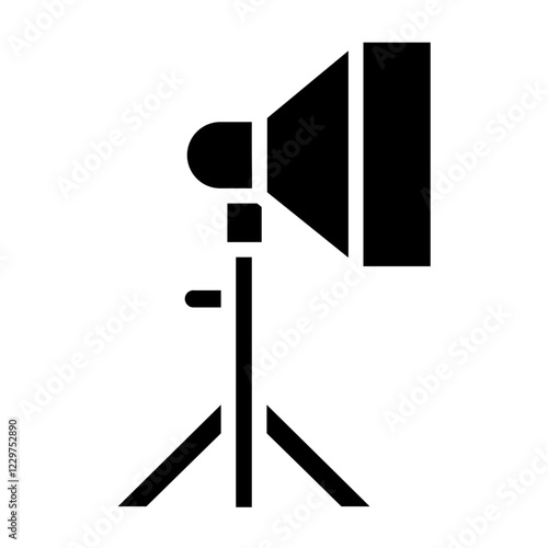 Vector Design Tripod Camera Icon Style