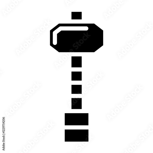 Vector Design Sledgehammer Icon Style
