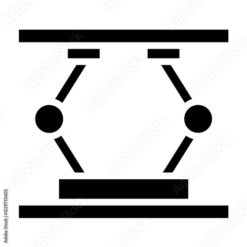 Vector Design Hydraulic Jack Icon Style