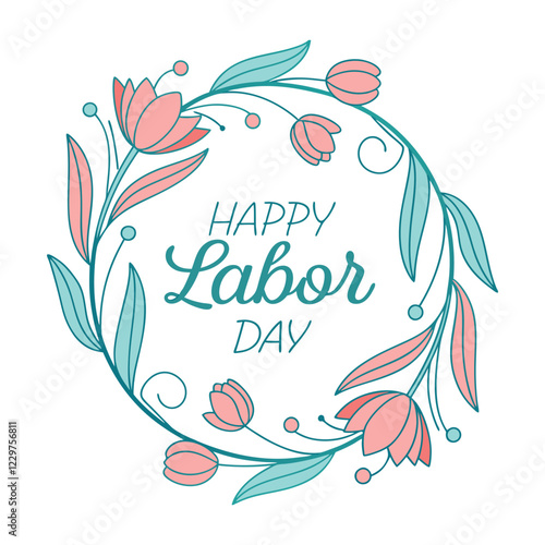 International may day vector design clip art illustration