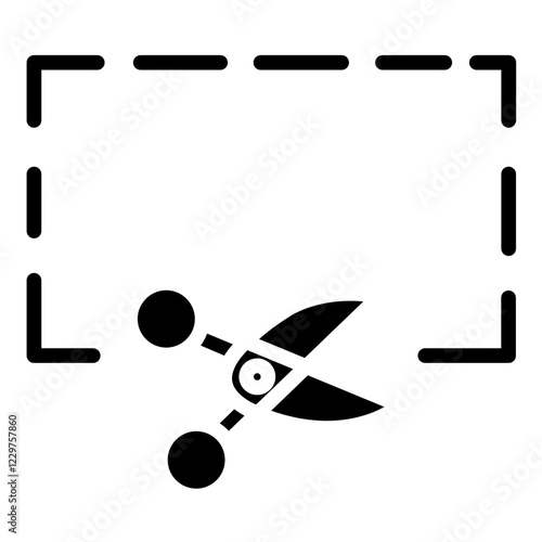 Vector Design Coupon Cutter Icon Style