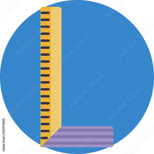 Measurement Tool: A ruler is a straight-edged tool used to measure length or draw precise lines in units like inches or centimeters.