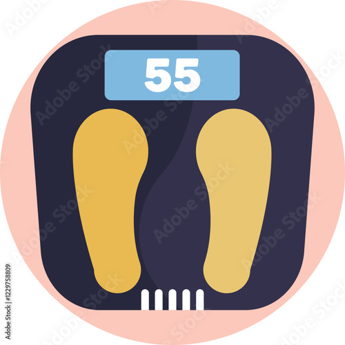 Measuring Tool: A weight scale is used to measure the mass or weight of an object, commonly found in homes, gyms, and medical facilities.