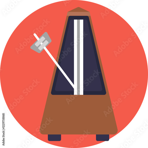 Timekeeper: A metronome is a device used to mark time in music by producing a steady beat or pulse, helping musicians maintain consistent tempo.
