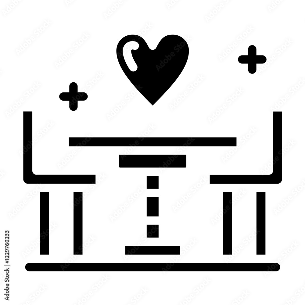 Vector Design Date Night Icon Style Vector Design Date Night Icon Style