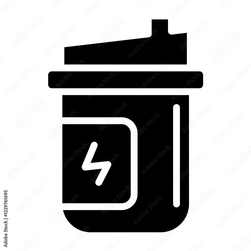 Vector Design Protein Shake Icon Style Vector Design Protein Shake Icon Style