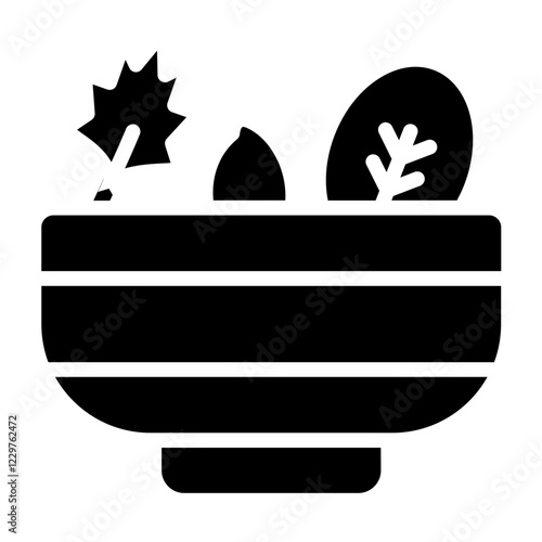 Vector Design Greek Salad Icon Style